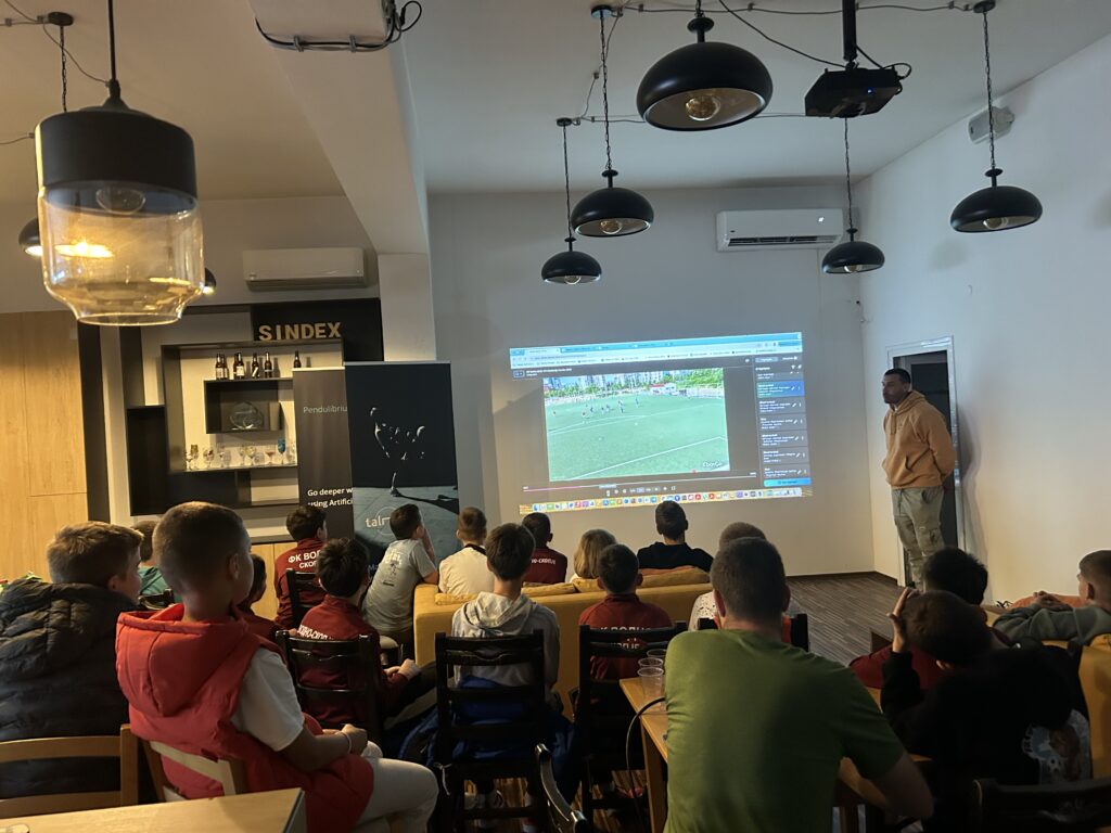 Talnets team is showing together with their coach the potential on the field